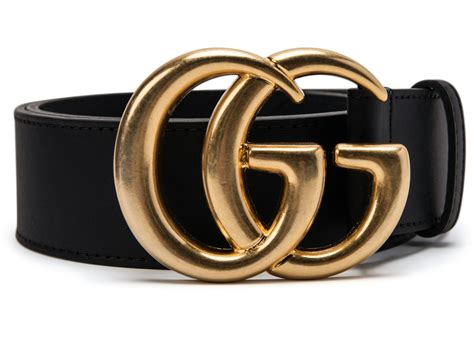 gucci belt with gold buckle.